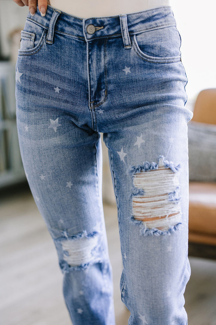 Juliet Star Crossed Boyfriend Jeans