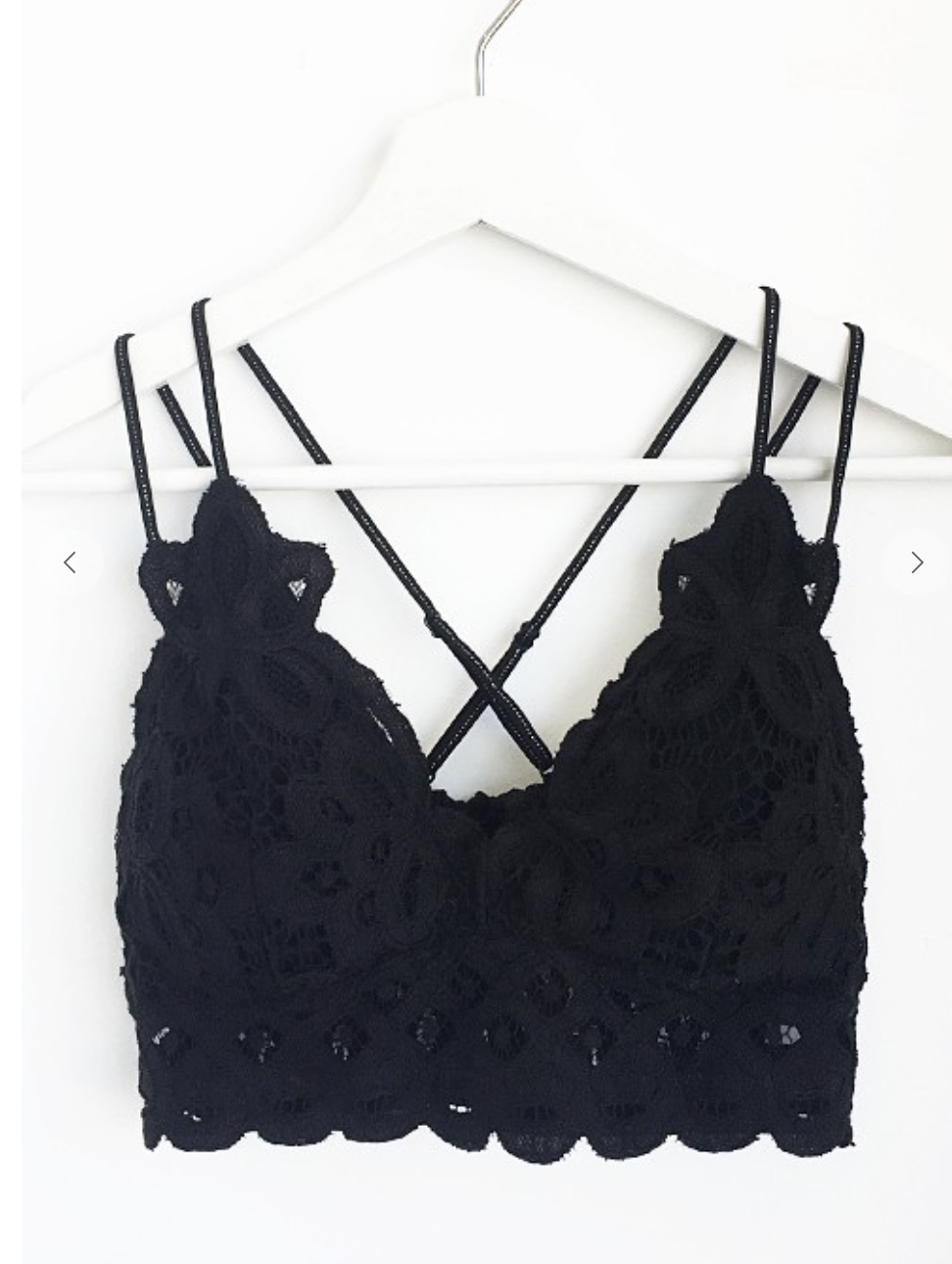 Opal Bralette - Black