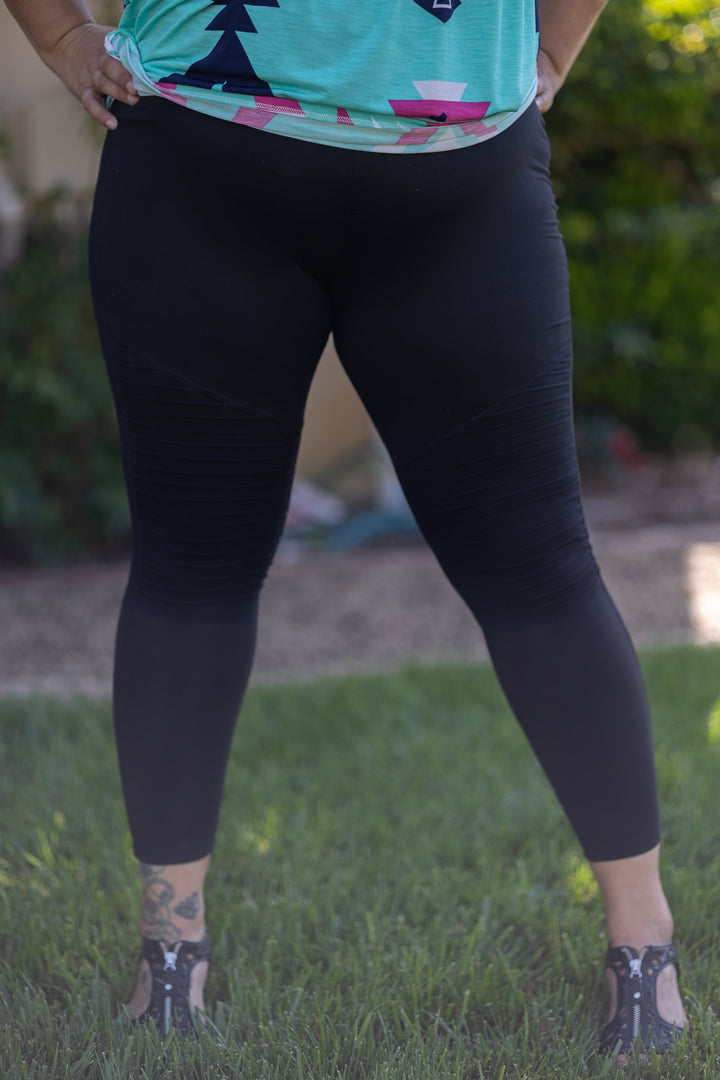 Black Moto Leggings